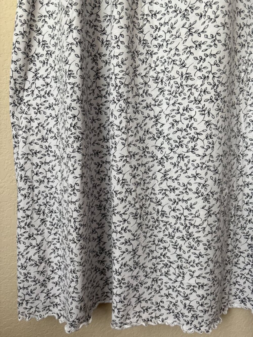 Eileen West Lace Trim Cottagecore Prairie Modest Cotton Long Sleeve Nightgown - Picture 3 of 9